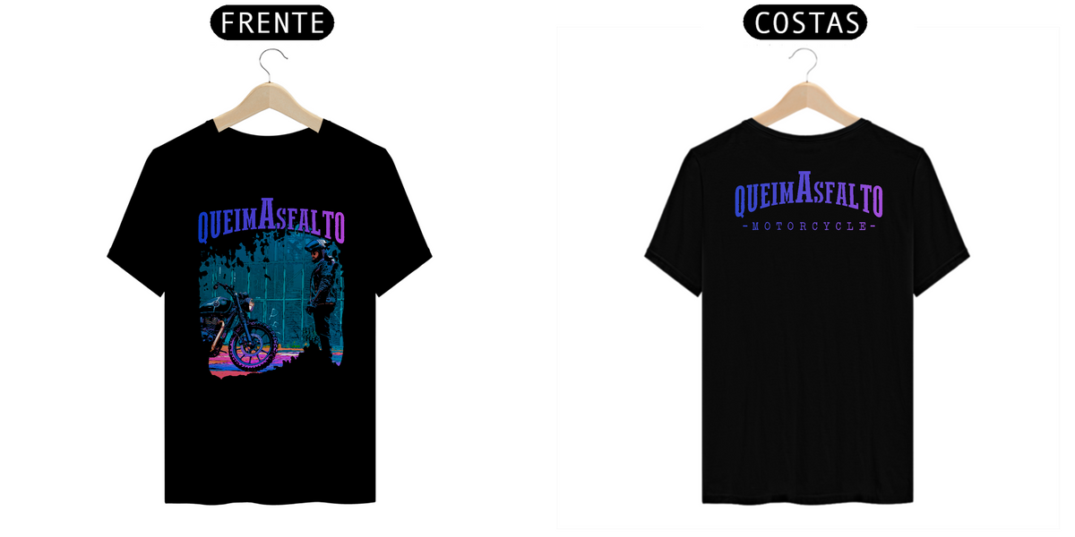 Nome do produto: CAMISETA MASCULINA QA VAPORWAVE - TSHIRT PIMA