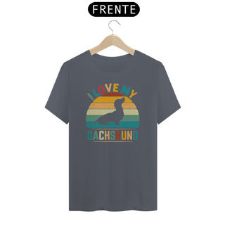 Nome do produtoEu amo meu Dachshund / T-shirt Dachshund