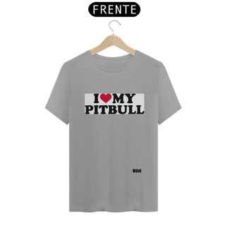 Nome do produtoEu Amo meu Pitbull / T-shirt I love Pitbull