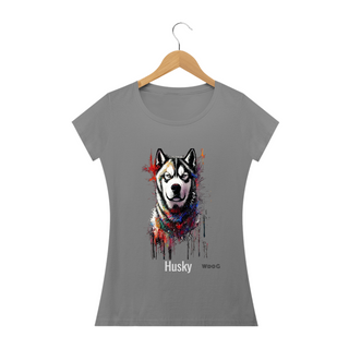 Nome do produtoPintura Husky / T-shirt Women Husky 