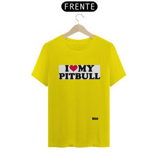 Nome do produtoEu Amo meu Pitbull / T-shirt I love Pitbull