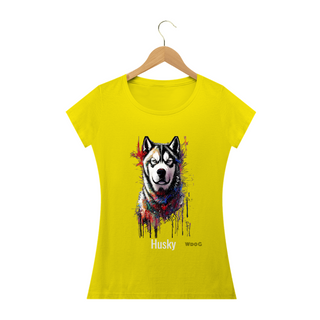 Nome do produtoPintura Husky / T-shirt Women Husky 