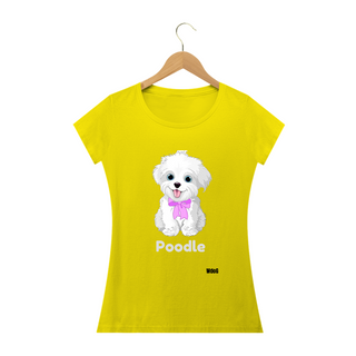 Nome do produtoPoodle Branco / T-shirt Woman Poodle White