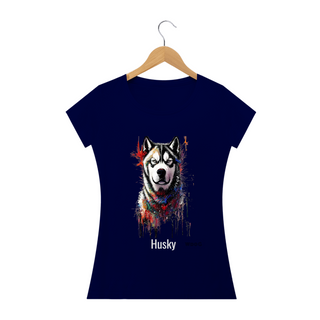 Nome do produtoPintura Husky / T-shirt Women Husky 