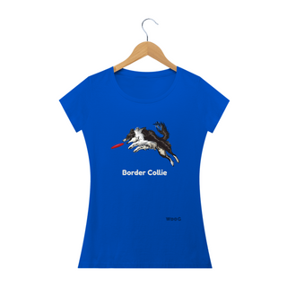 Nome do produtoBorder Collie Frisbie / T-shirt Women Border Collie 