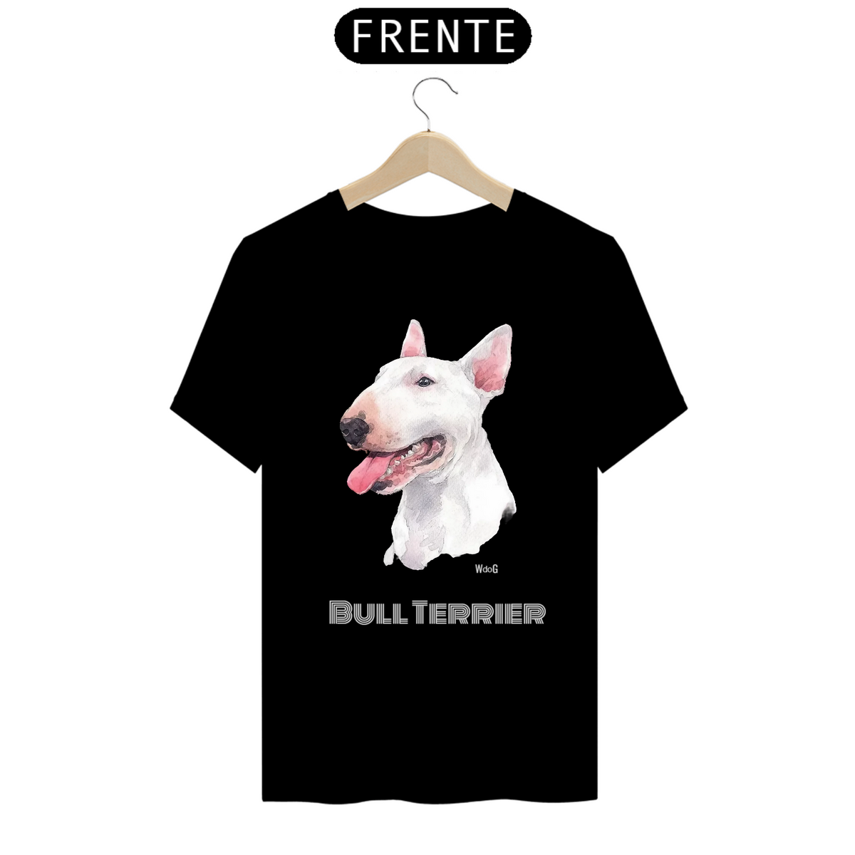Nome do produto: Camiseta Bull Terrier / T-shirt Bull Terrier
