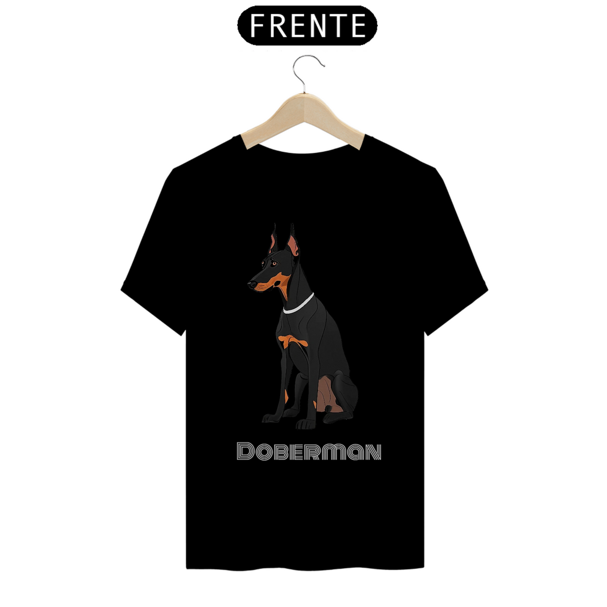 Nome do produto: Camiseta Doberman / T-shirt Doberman