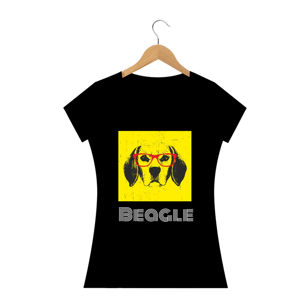 Nome do produto: Beagle de oculos / t-shirt Women Beagle