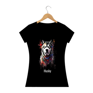 Nome do produtoPintura Husky / T-shirt Women Husky 