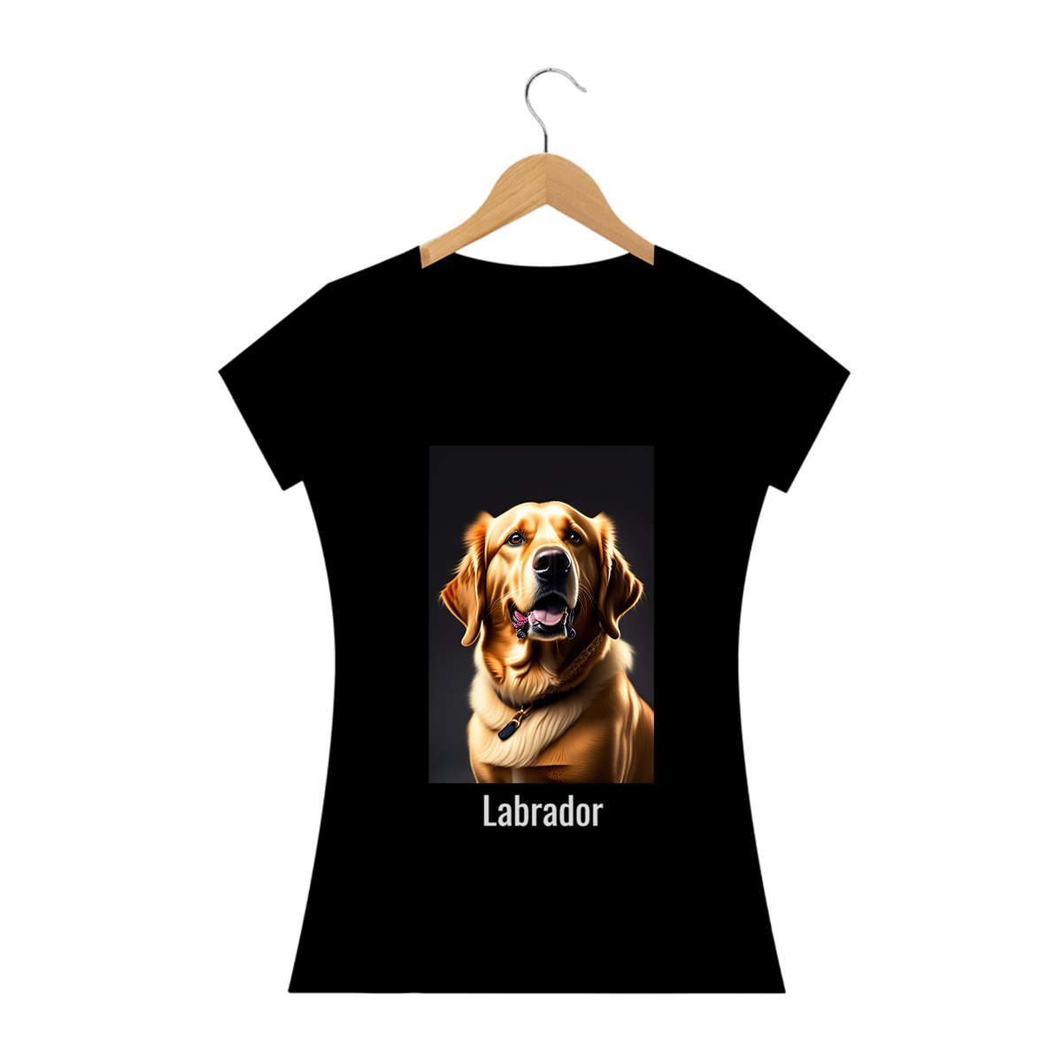 Nome do produto: Labrador é amor / T-shirt Woman Labrador