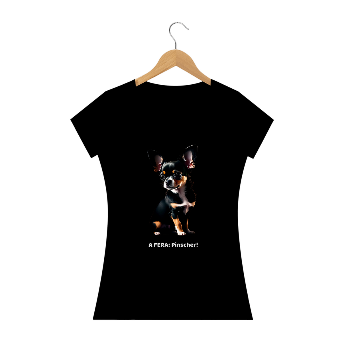 Nome do produto: A fera: Pinscher / T-shirt Women Pinscher