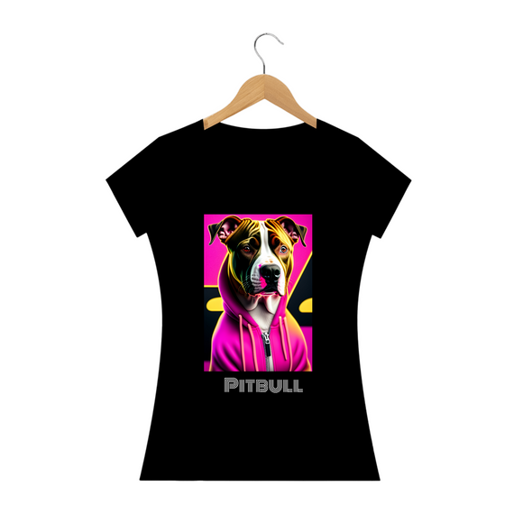 Pitbull de casaco / T-shirt Woman Pitbull