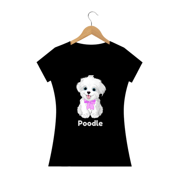 Poodle Branco / T-shirt Woman Poodle White