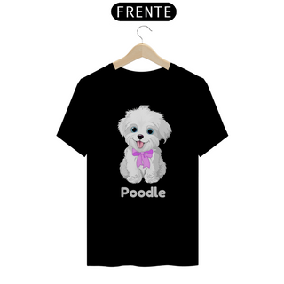 Desenho Poodle Branco / T-shirt Poodle