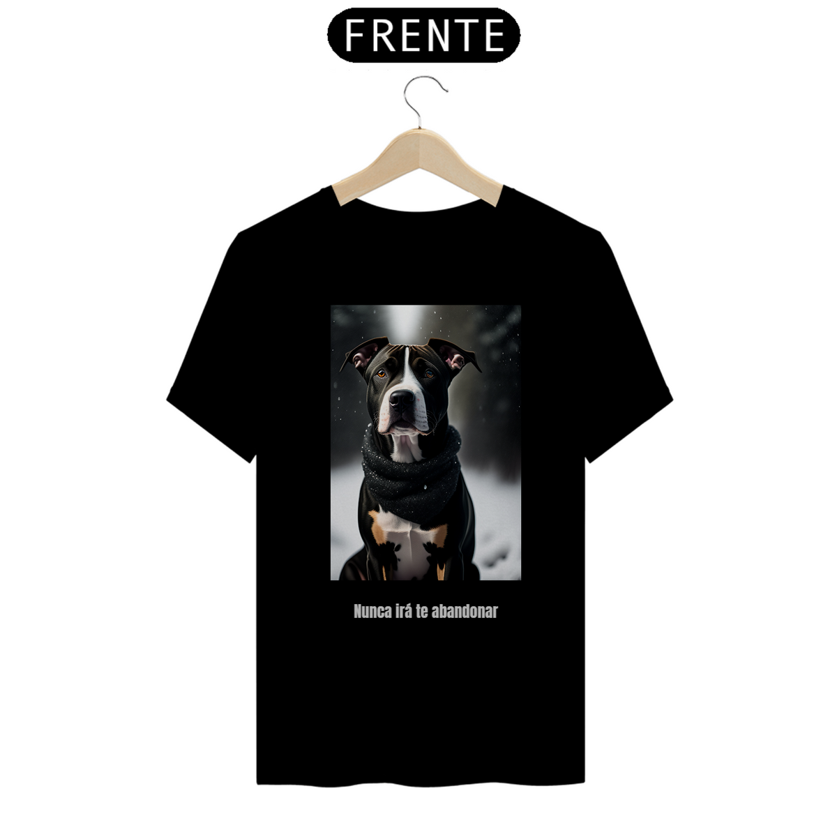 Nome do produto: Cachorro Nunca ira te abandonar / T-shirt dog