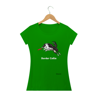 Nome do produtoBorder Collie Frisbie / T-shirt Women Border Collie 