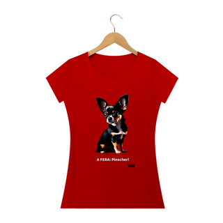 Nome do produtoA fera: Pinscher / T-shirt Women Pinscher