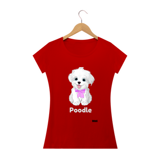 Nome do produtoPoodle Branco / T-shirt Woman Poodle White