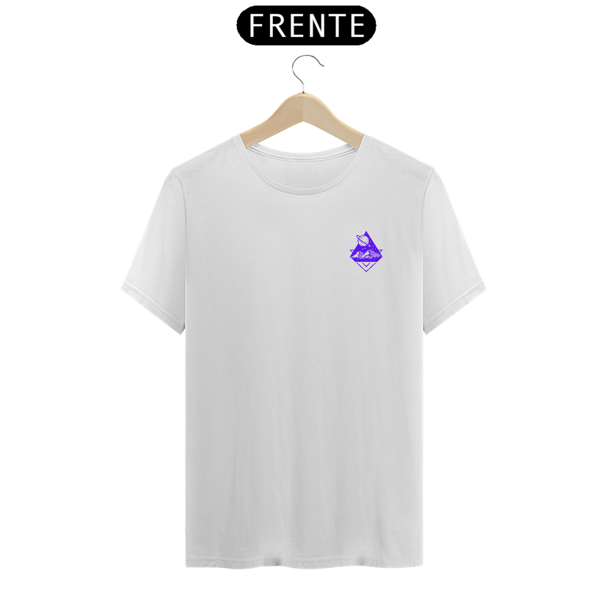 Nome do produto: Camiseta -  Planeta & Montanha Roxo