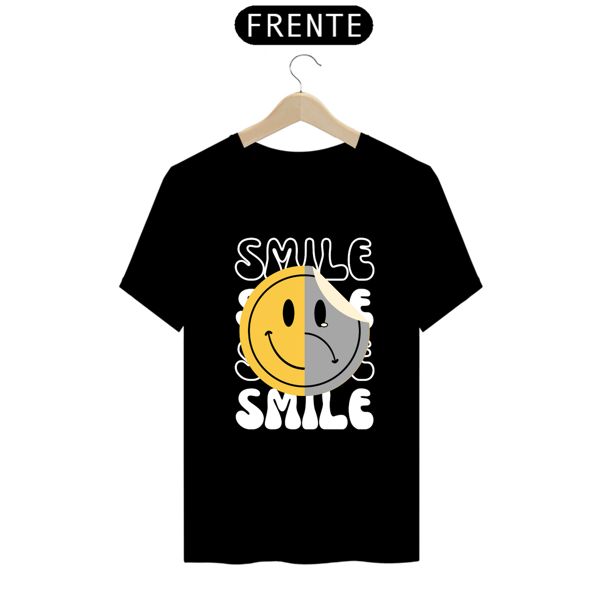 Nome do produto: Camiseta - SMILE