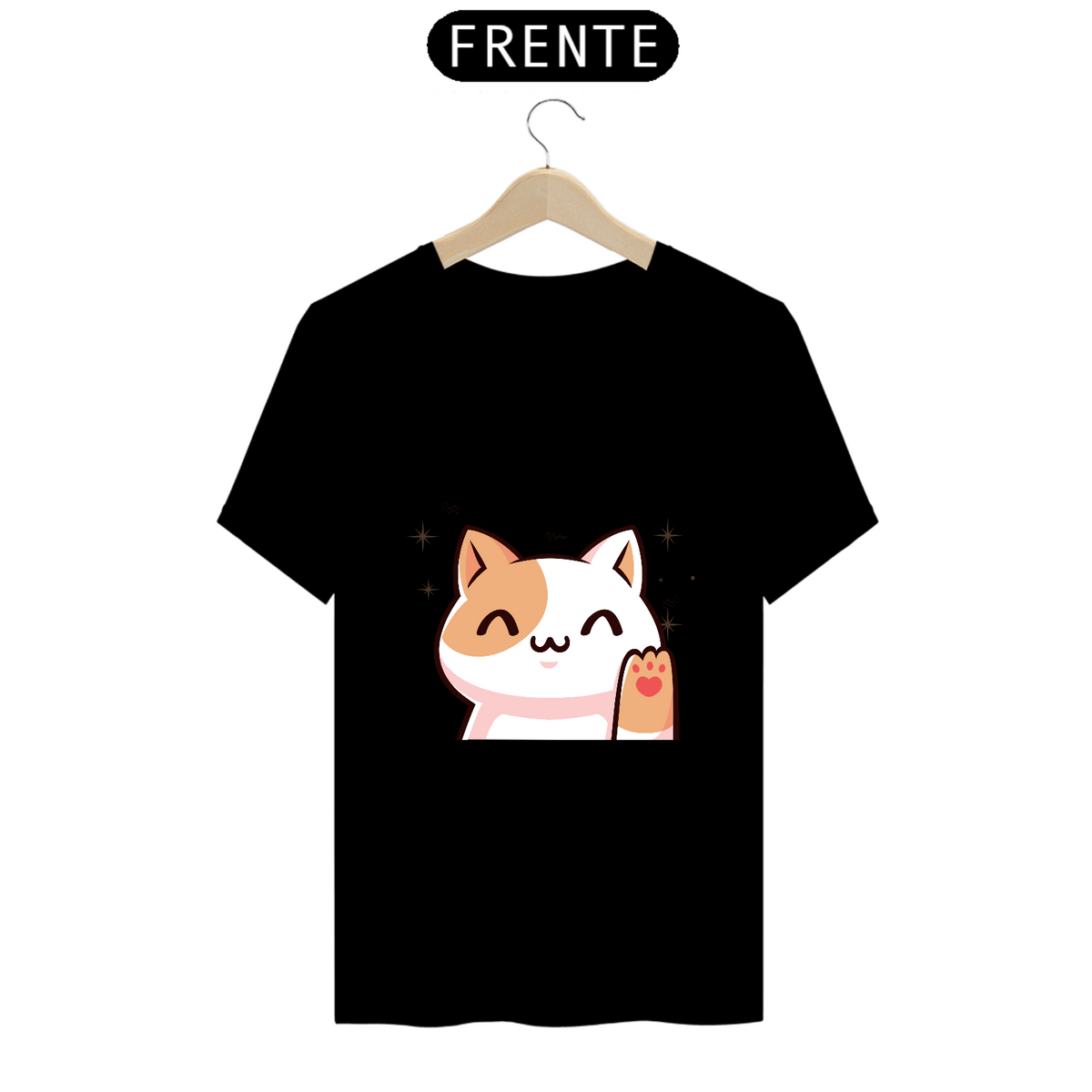 Nome do produto: Camiseta - Cat Cute