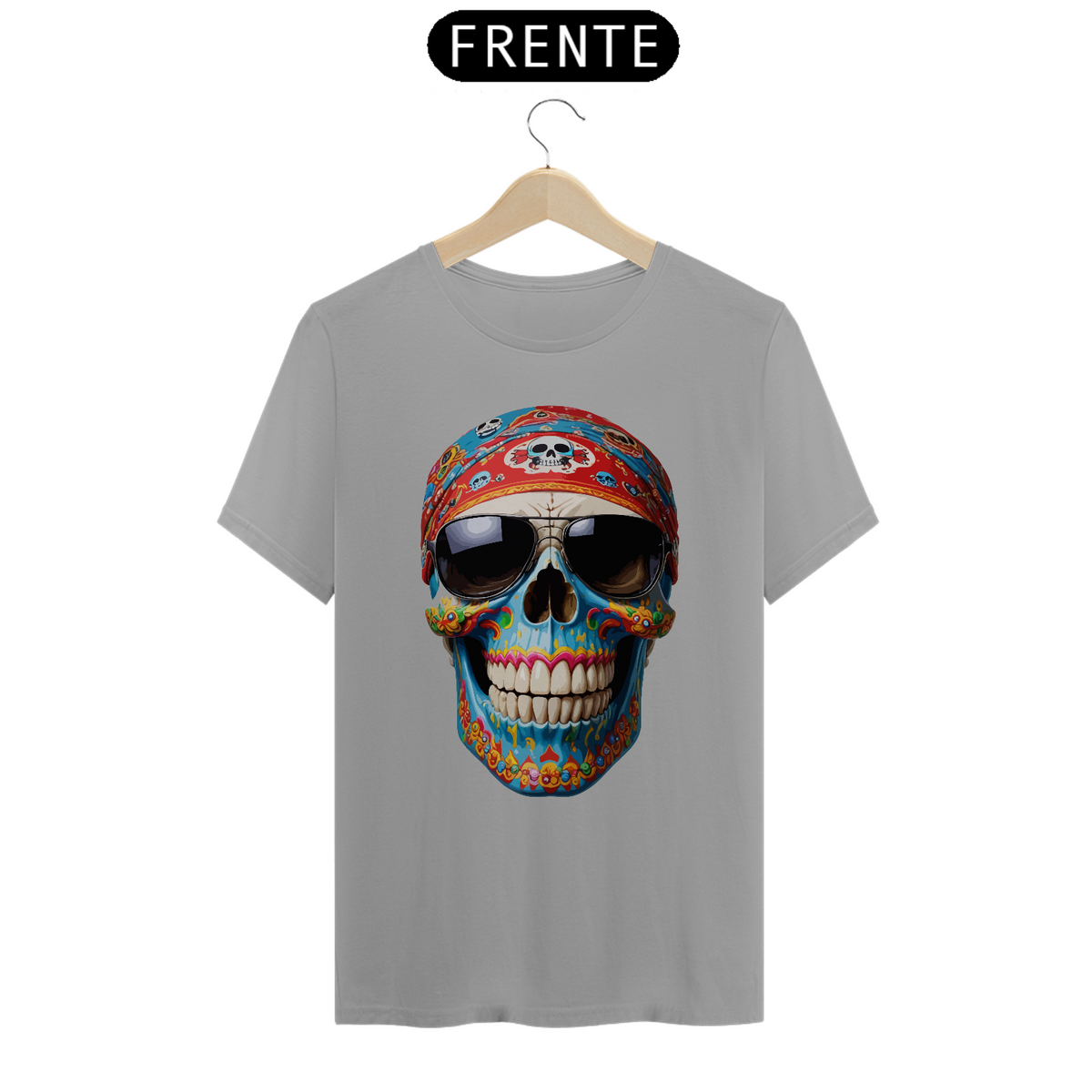 Nome do produto: T-SHIRT QUALITY - SKULL