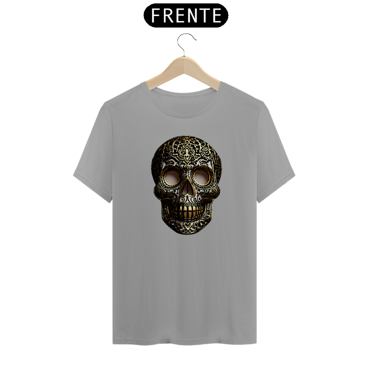 Nome do produto: T-SHIRT - SKULL 3D