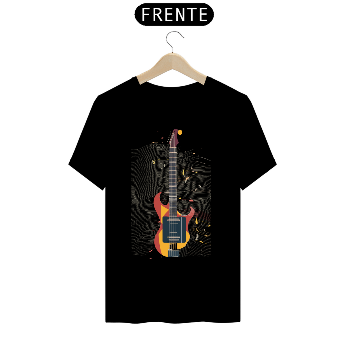 Nome do produto: T-SHIRT CLASSIC - BORN TO ROCK