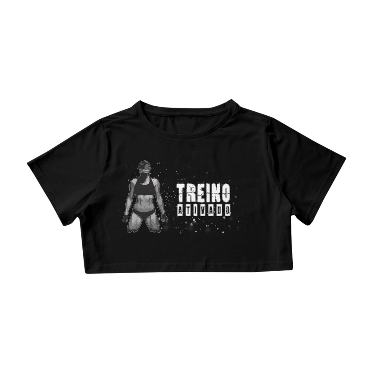 Nome do produto: CAMISA CROPPED - TREINO ATIVADO