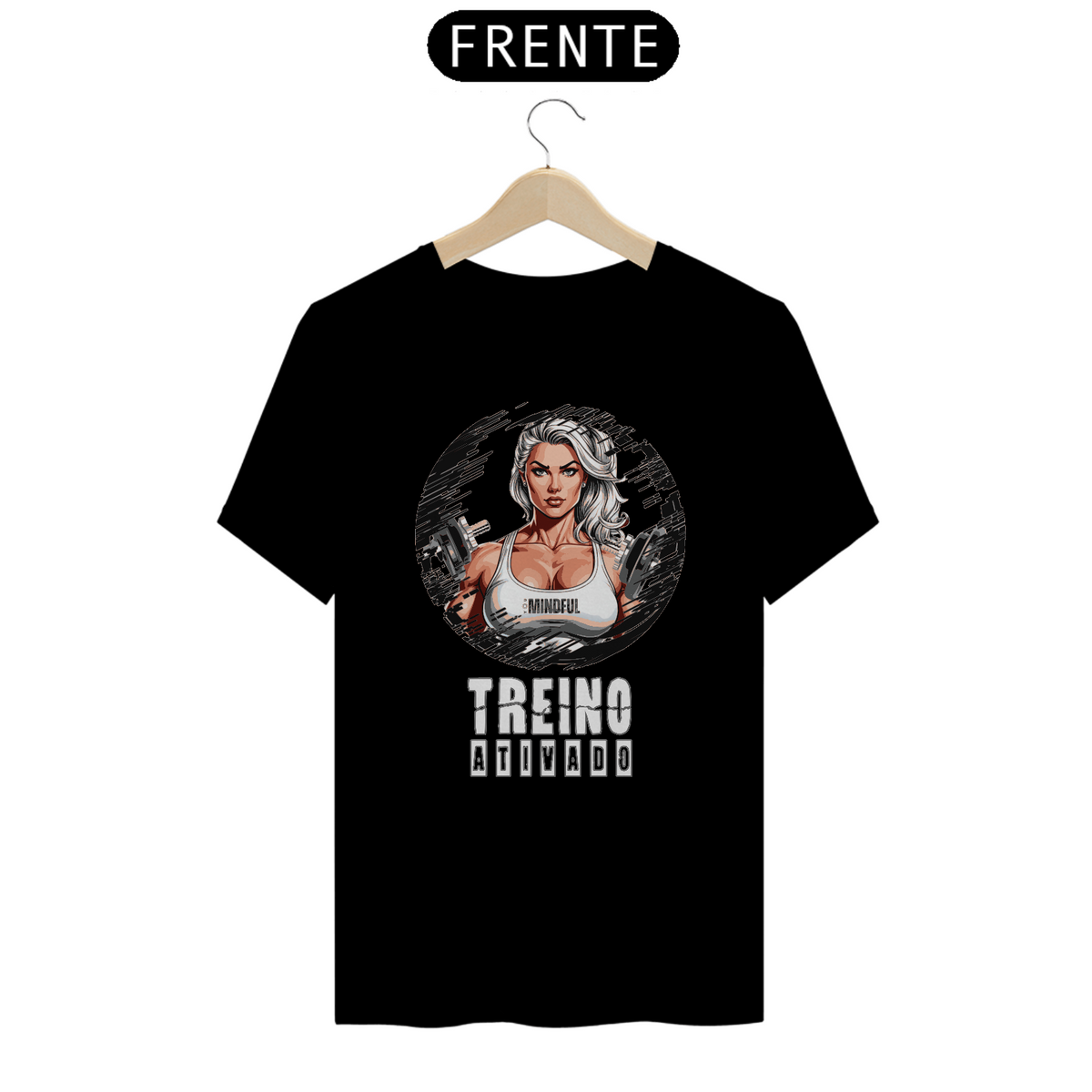 Nome do produto: T-SHIRT QUALITY - TREINO ATIVADO