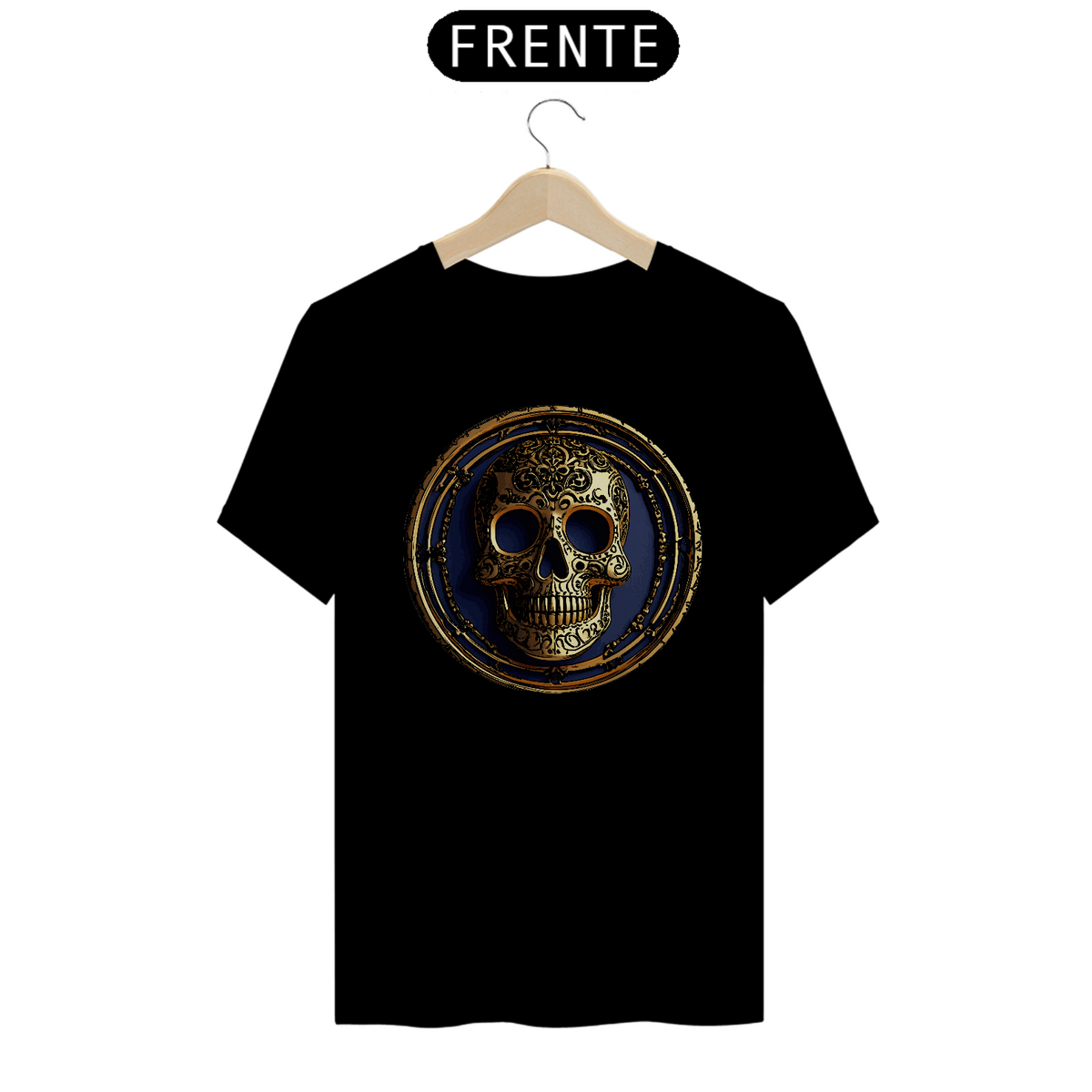 Nome do produto: T-SHIRT - SKULL 3D