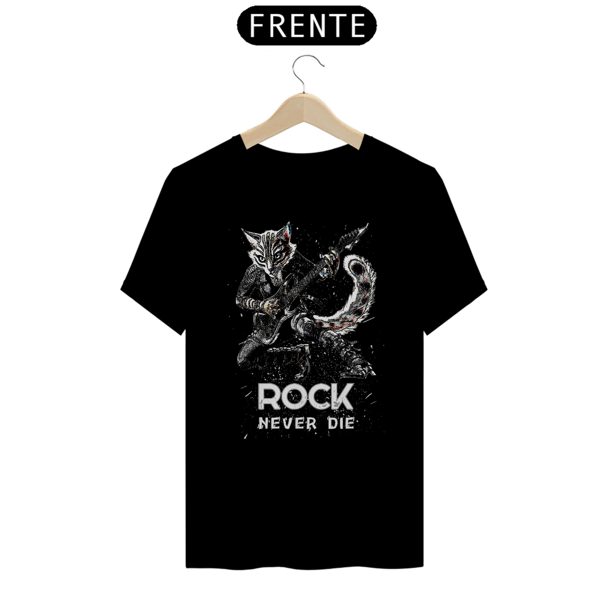 Nome do produto: T-SHIRT QUALITY - ROCK & ROAD