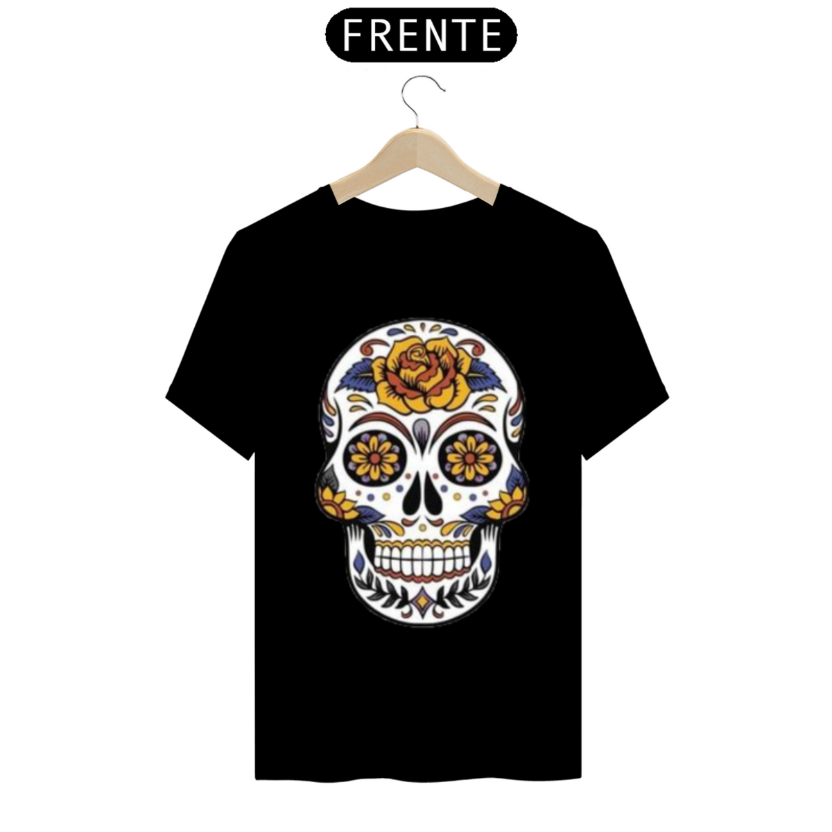 Nome do produto: T-SHIRT PRIME estampa caveira 