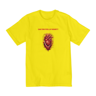 Nome do produtoCamiseta Infantil (10 a 14) - Can You Feel My Heart