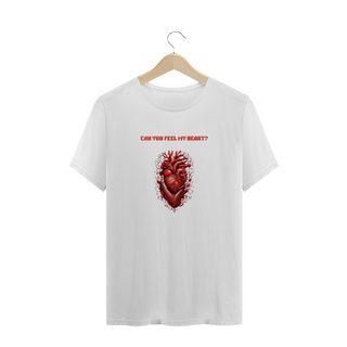 Nome do produtoCamiseta Plus Size - Can You Feel My Heart