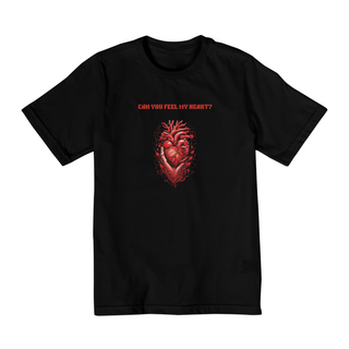 Nome do produtoCamiseta Infantil (10 a 14) - Can You Feel My Heart