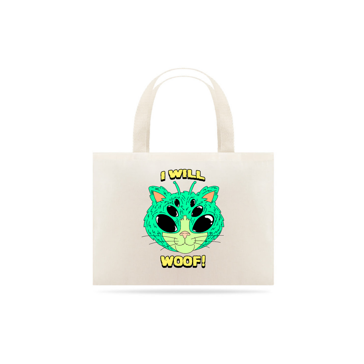 Nome do produto: ECOBAG -  I WILL WOOF! | Gato