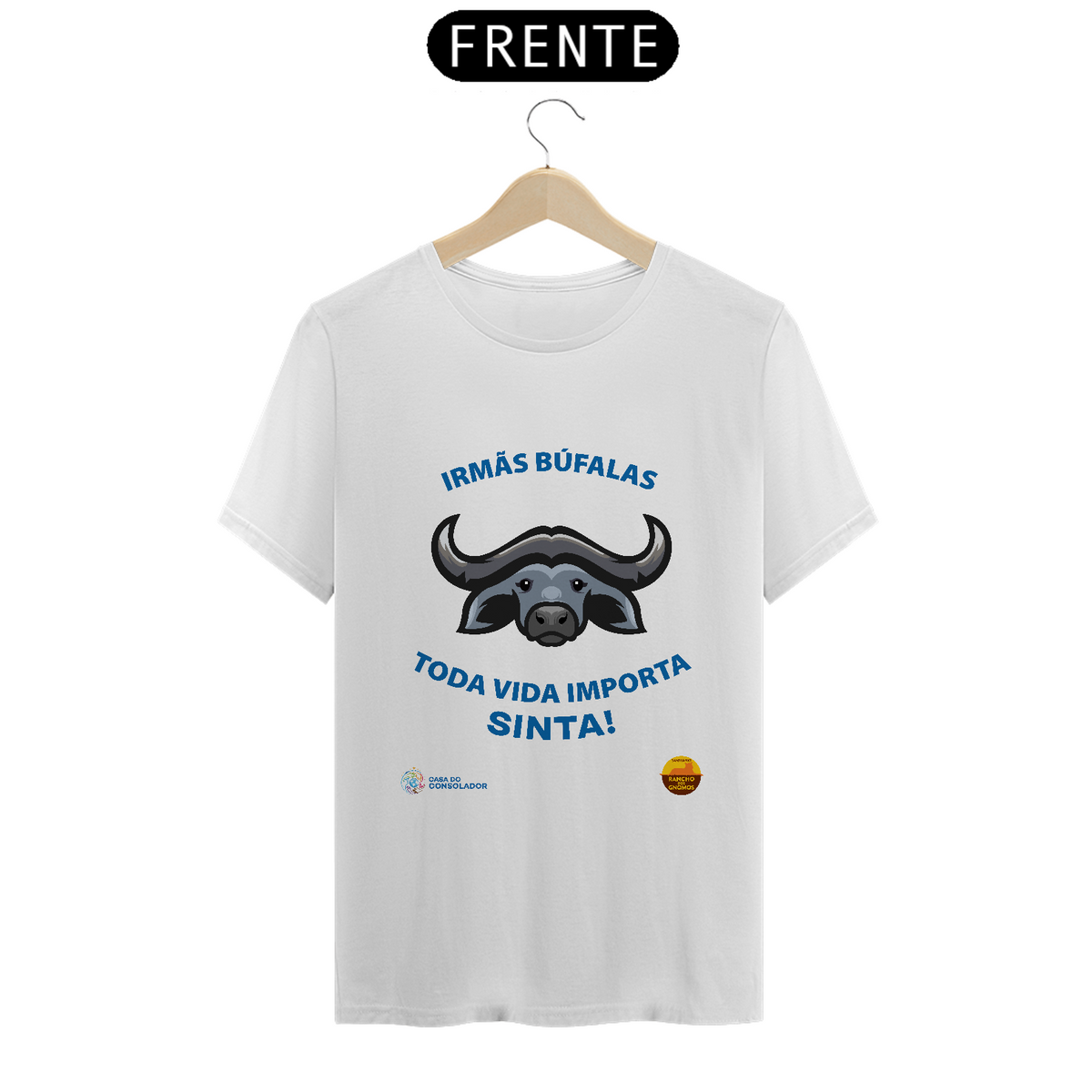 Nome do produto: Camiseta Irmãs Búfalas - Face