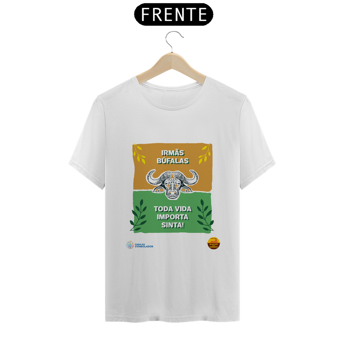 Nome do produto: Camiseta Irmãs Búfalas - Nature