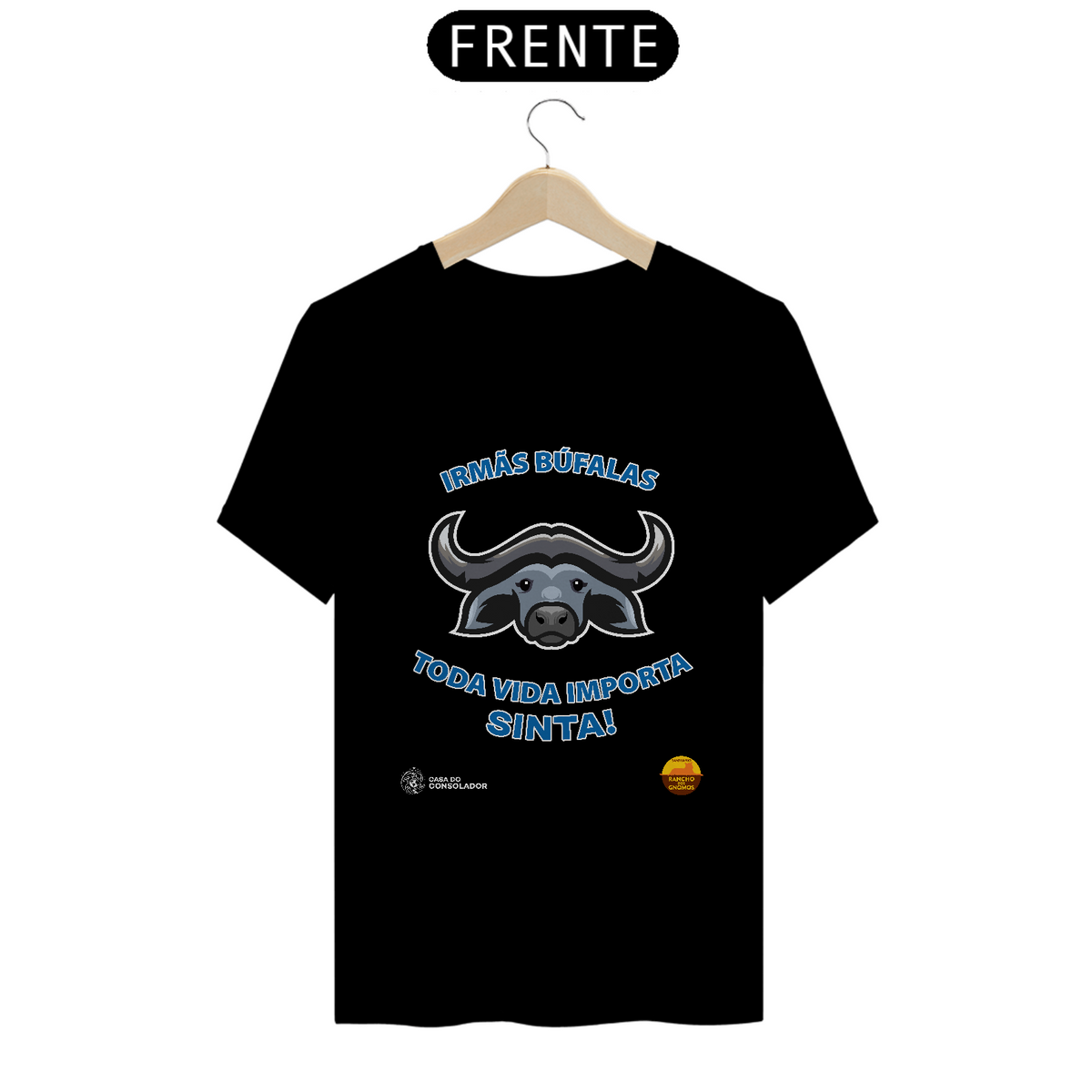 Nome do produto: Camiseta Irmãs Búfalas - Face