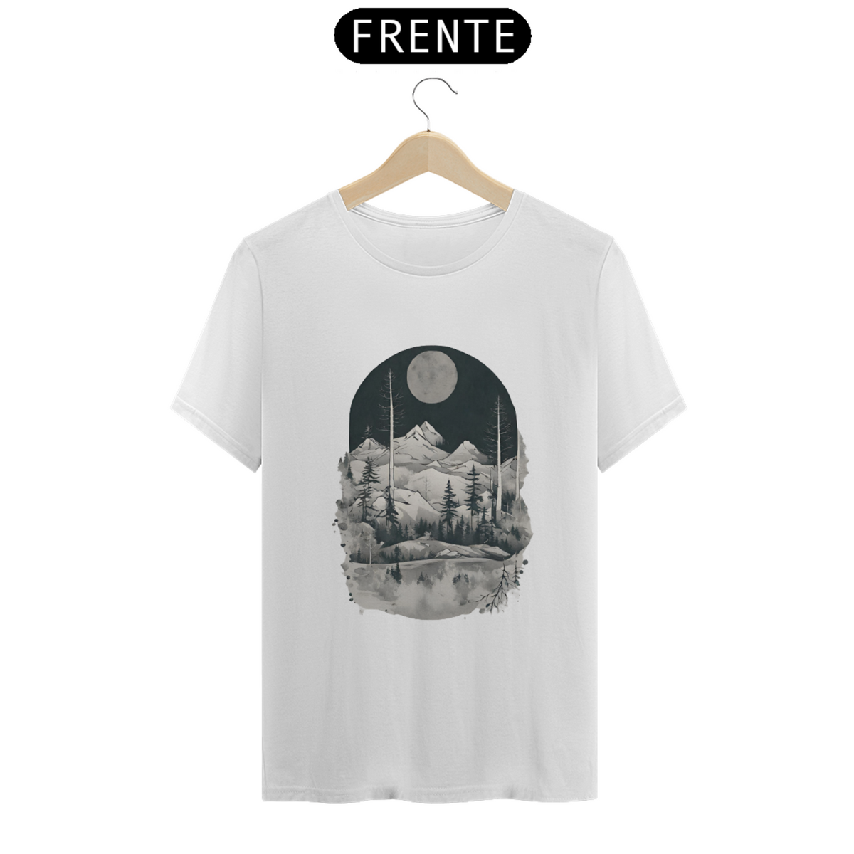 Nome do produto: Camiseta Serenidade nas Montanhas - In Natura