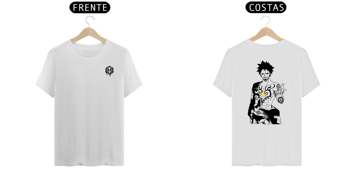 Nome do produto: Trafalgar Law - One Piece (frente e costas)