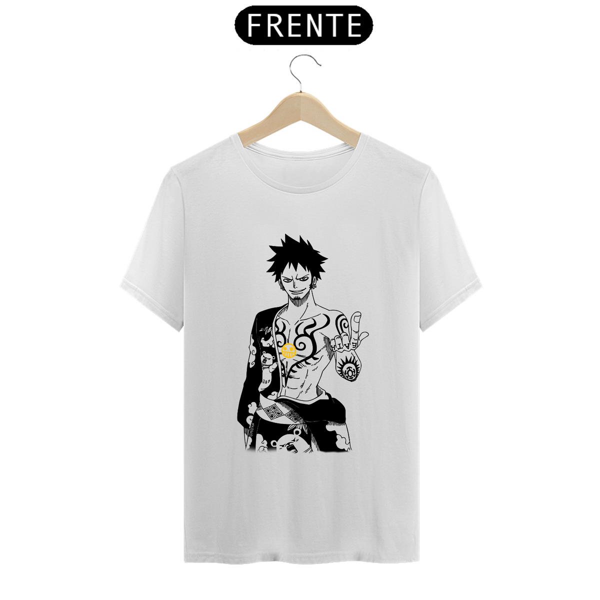 Nome do produto: Trafalgar Law - One Piece (estampa na frente)