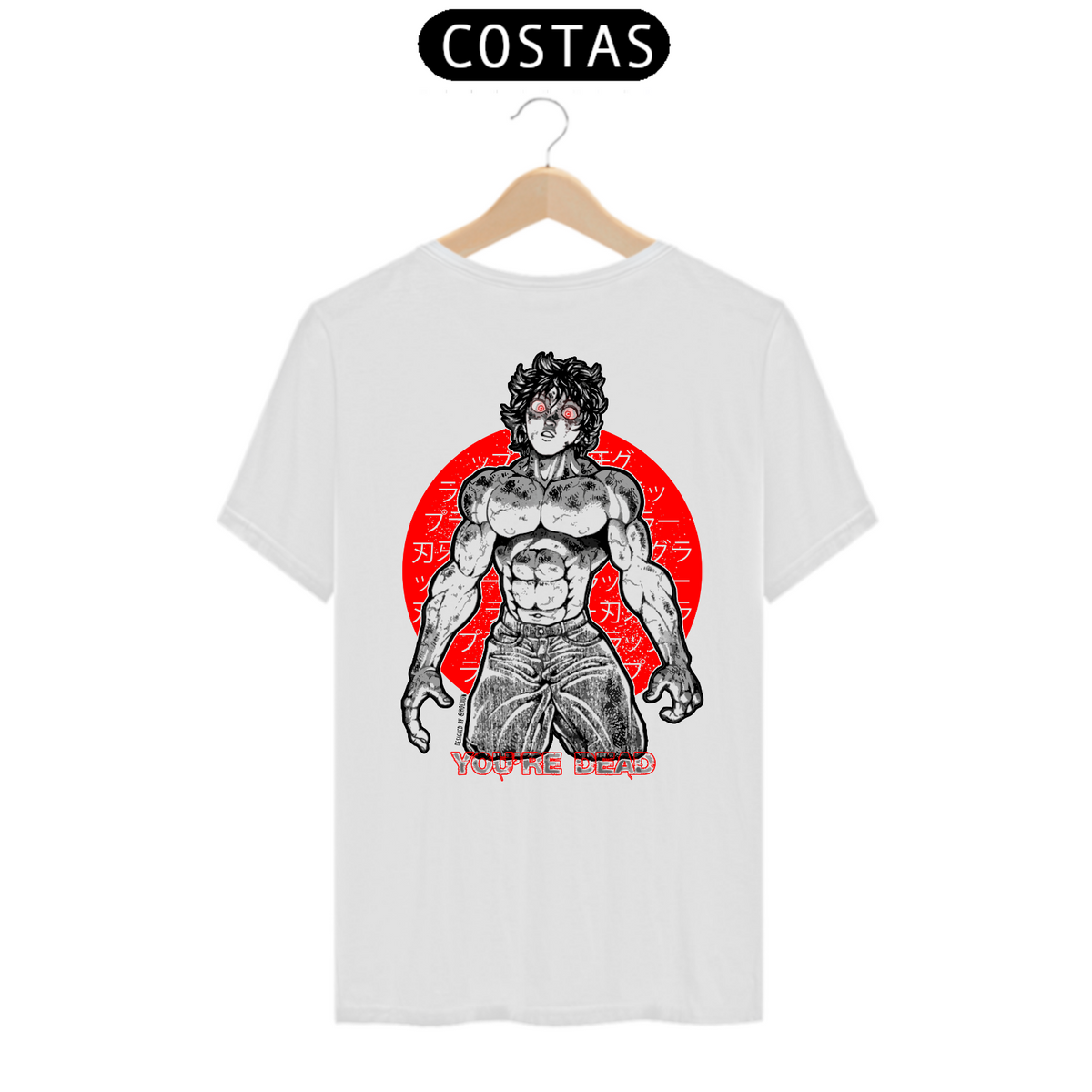 Nome do produto: Baki Hanma - Baki (costas)