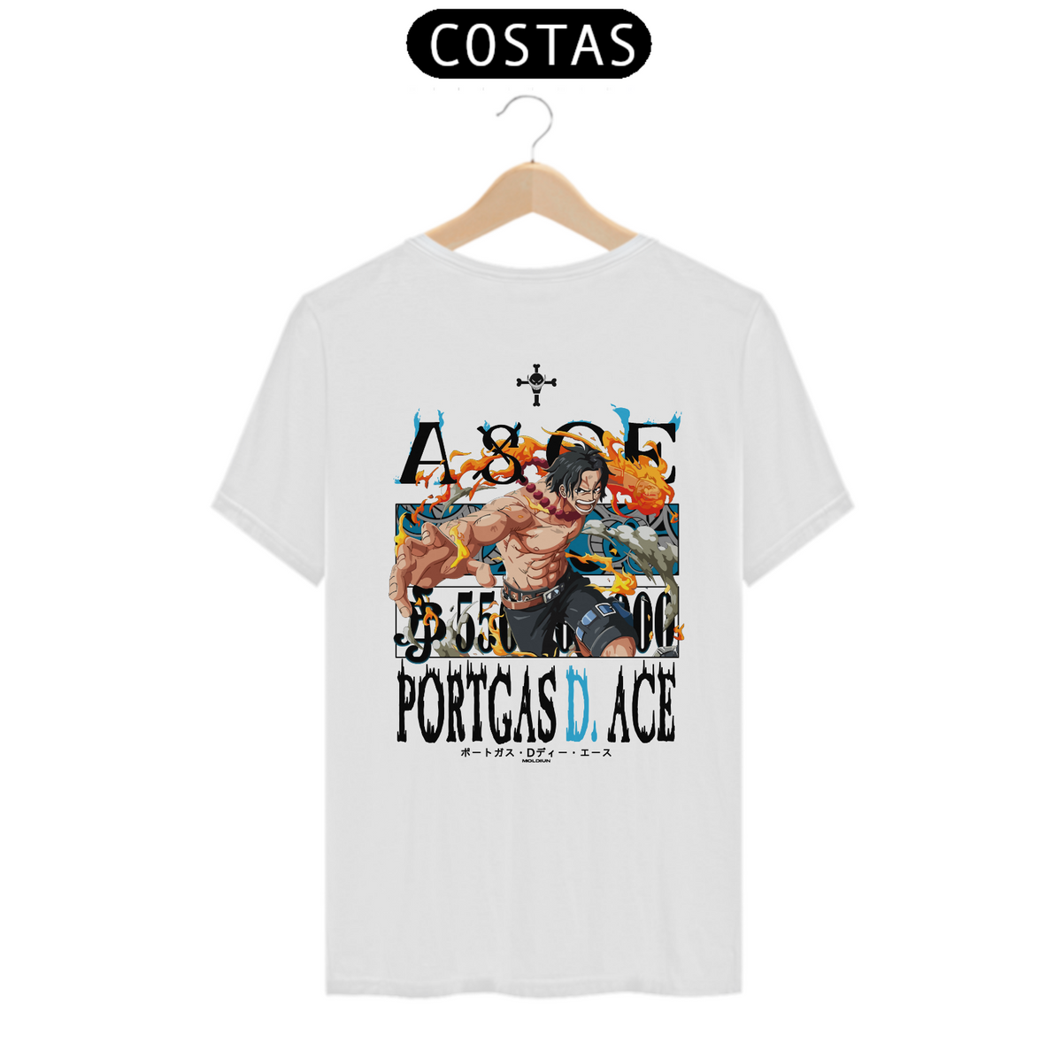 Nome do produto: Portgas D. Ace - One Piece (costas)