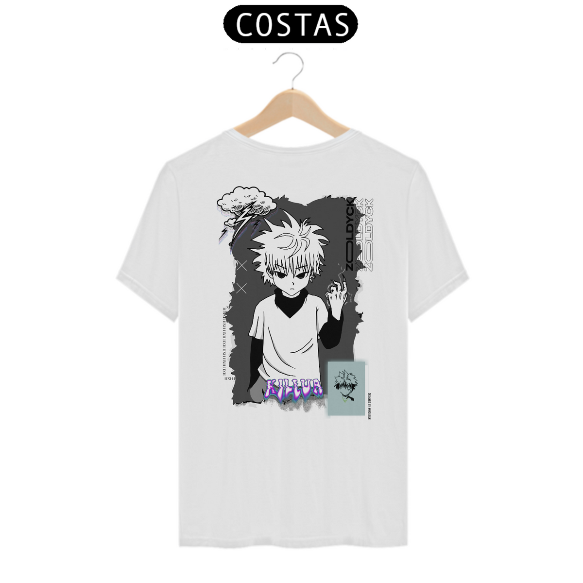 Nome do produto: Killua Zoldyck v.1 - Hunter x Hunter (costas)