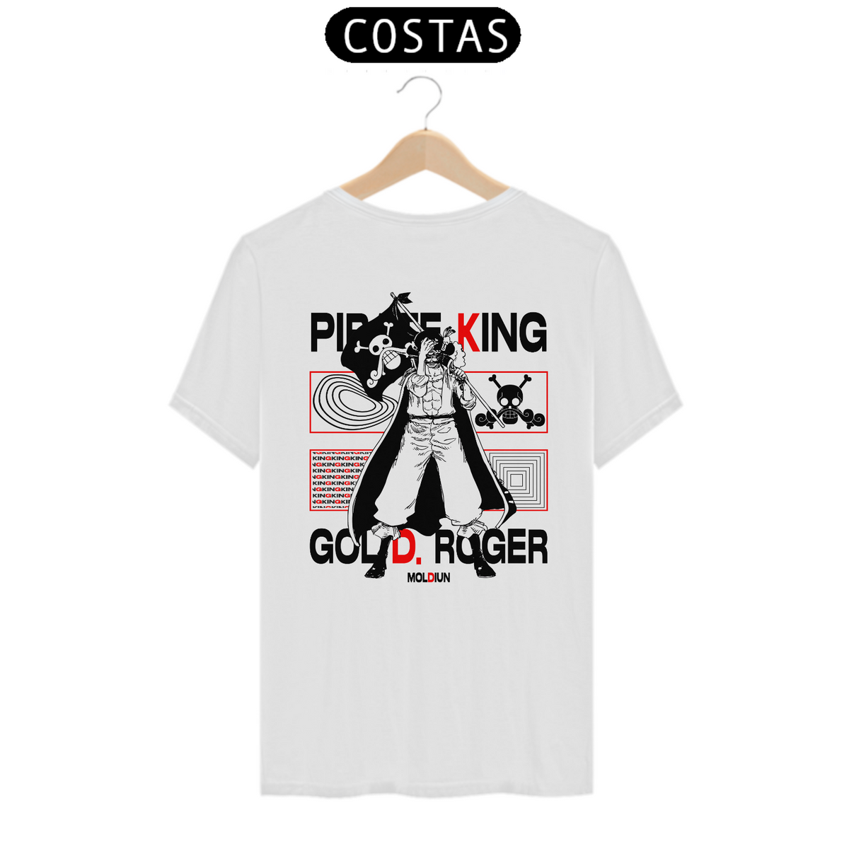 Nome do produto: Gol D. Roger - One Piece (costas)