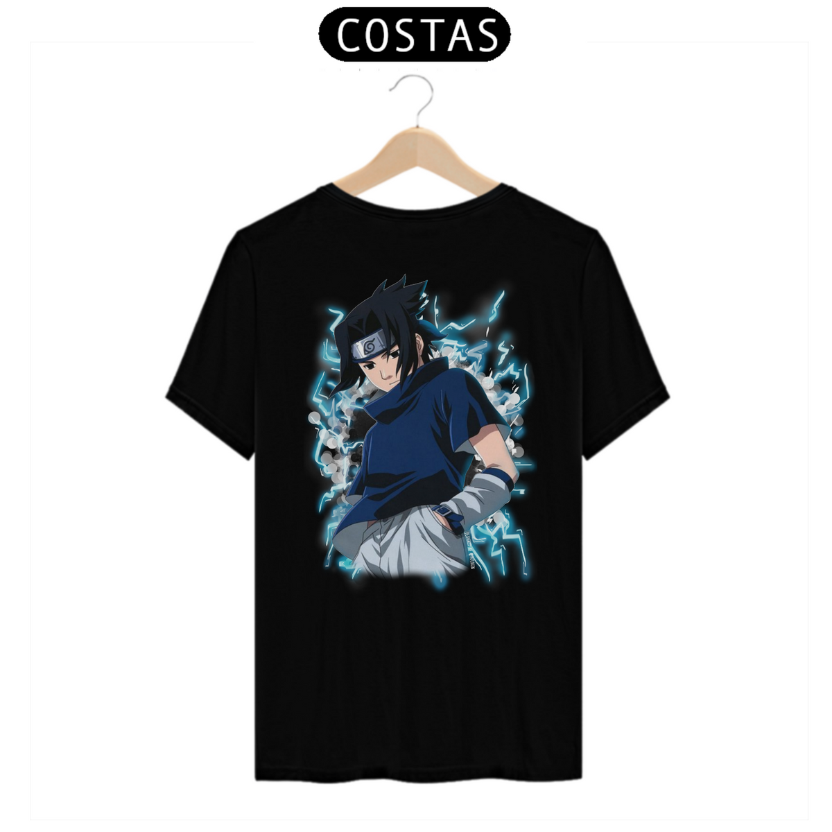 Nome do produto: sasuke Uchiha - Naruto (estampa nas costas) 