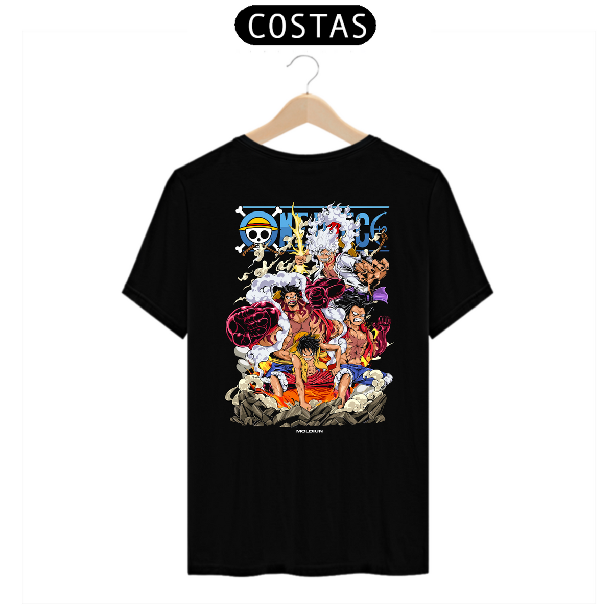 Nome do produto: Monkey D. Luffy v.2 - One piece (estampa nas costas)