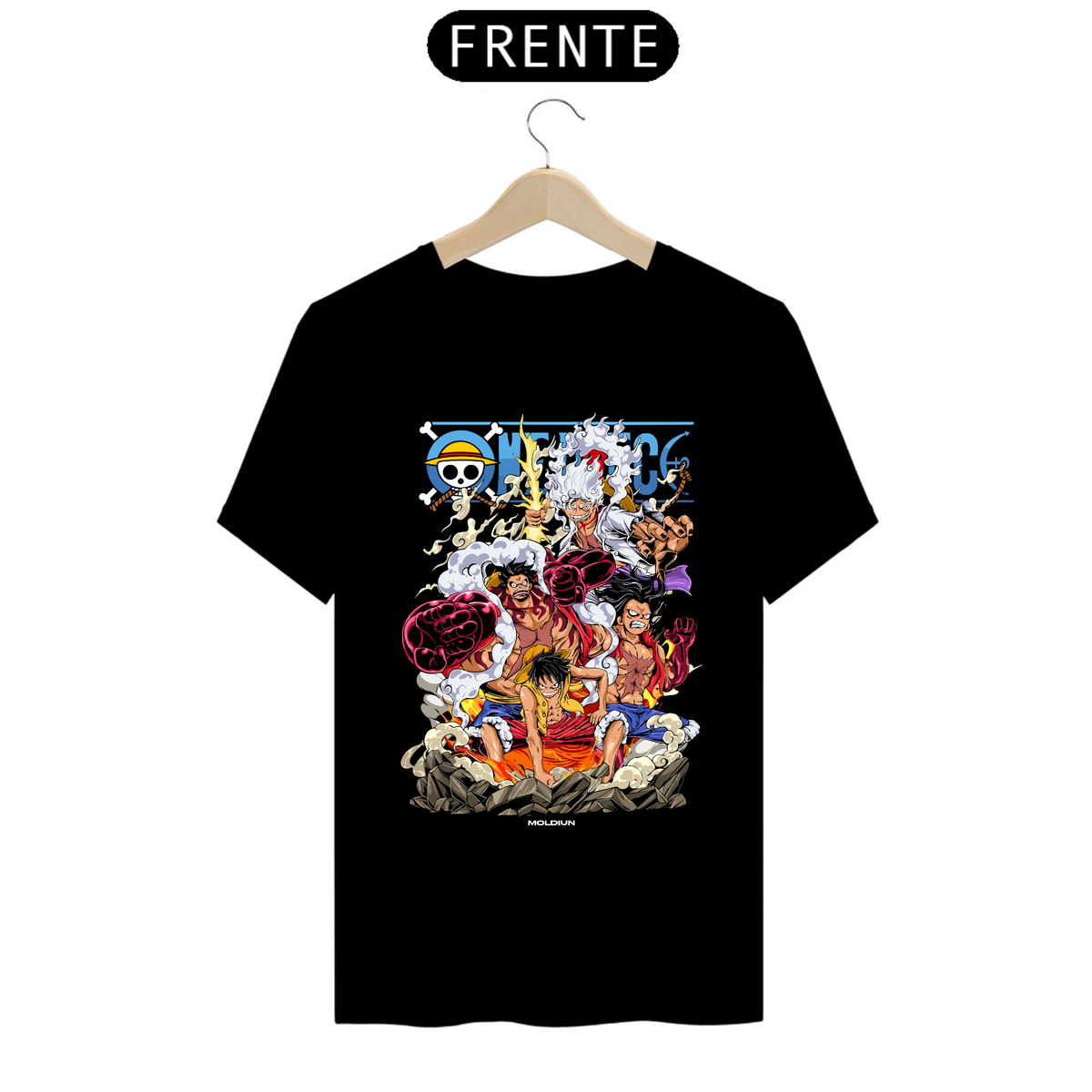 Nome do produto: Monkey D. Luffy v.2 - One piece (estampa na frente)